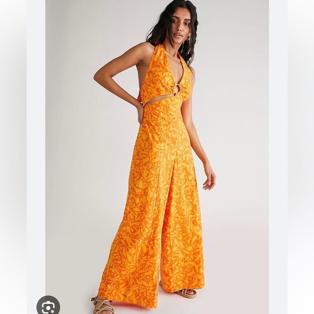 Free People Kira Wide Leg Jumpsuit